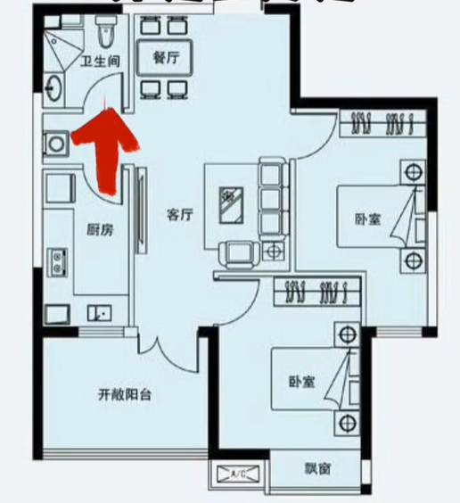 厨房门应该安装在什么位置，有哪些忌讳